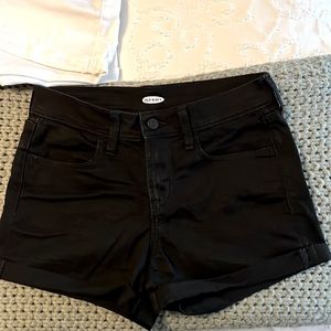 Old navy black shorts size 2